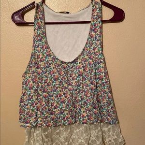 Floral tank top